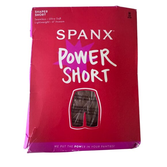 Spanx Power Shaper Short Seamless Size Medium Cafe Au Lait NWB Style 2744 - Picture 1 of 9